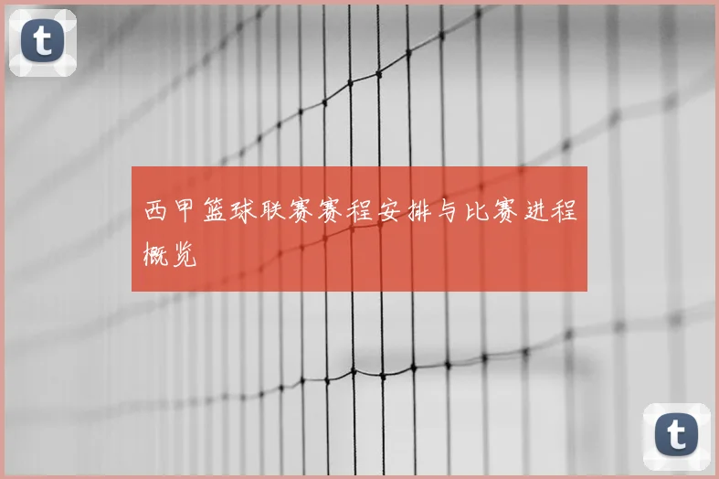 西甲篮球联赛赛程安排与比赛进程概览